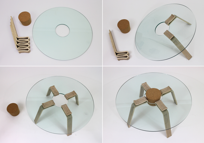 Illustration for article titled A Functional Cork Keeps This Coffee Table From Collapsing